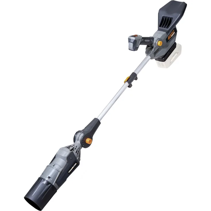 Primaster Akku-Laubbläser PMAB 40 Turbo Solo, 40 Volt mit 4-facher Geschwindigkeitsregulierung und turbofunktion, grau