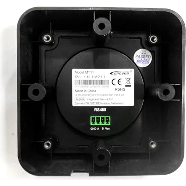 EPEVER Remote Meter MT11, für MPPT DuoRacer Laderegler, LCD-Display, 10A/20A/30A, für 2 Batterien, IP20, RS485 Kommunikation – Bild 3