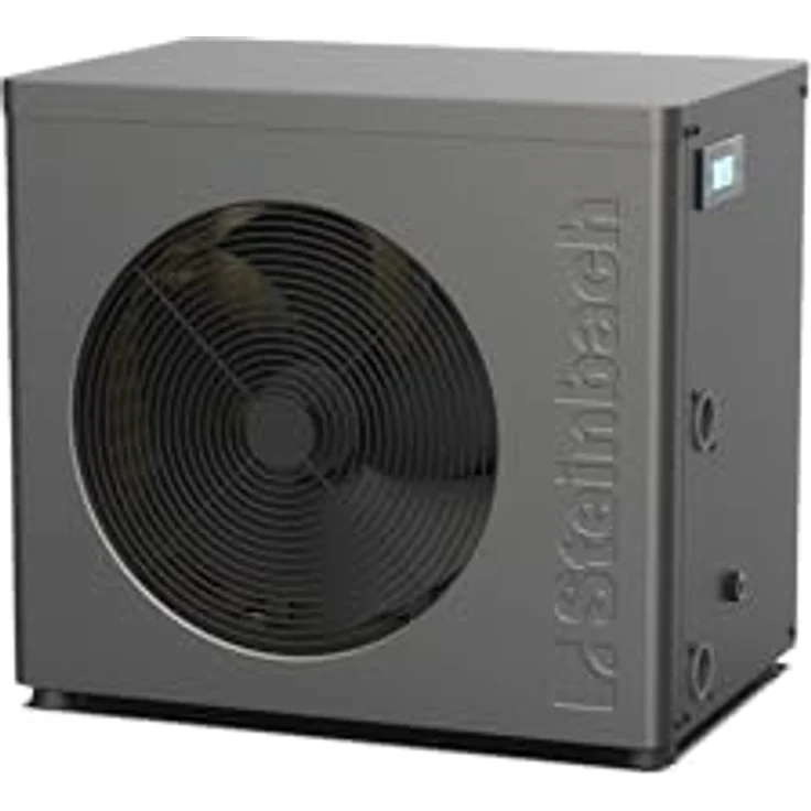 Steinbach Wärmepumpe "Solid 4,3", 4.300 W Heizleistung für Pools bis 20.000 l, energieeffizient mit App-Steuerung, 48,50 x 33 x 44 cm – Bild 2