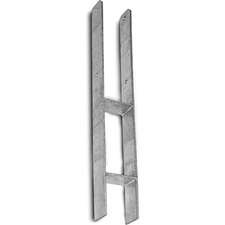 H-Anker Pfostenträger Pfostenanker Pfostenschuhe Carport H-Träger feuerverzinkt 800 mm - 91 mm – Bild 2