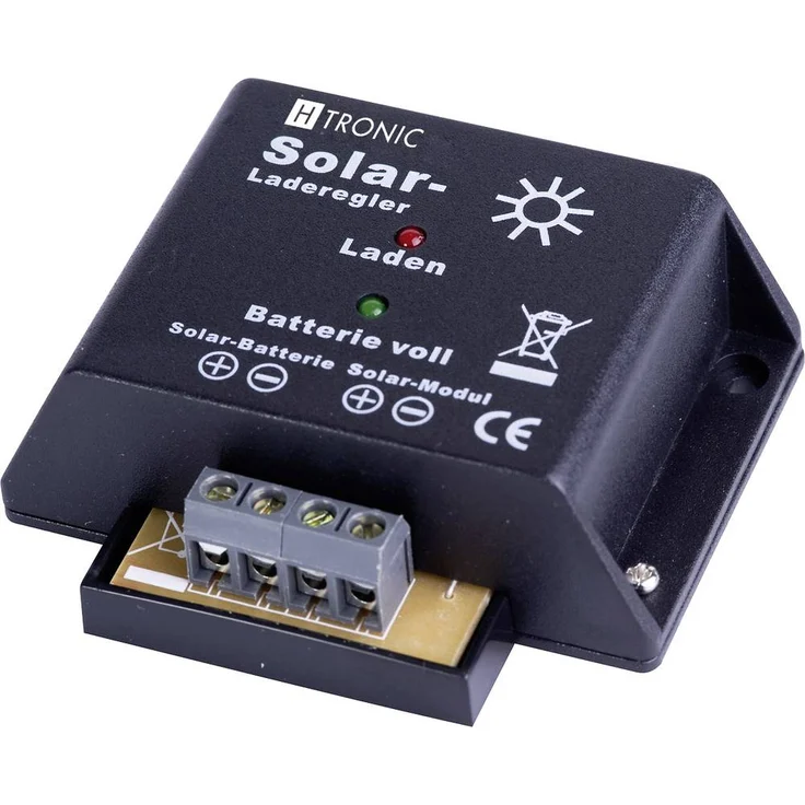 H-Tronic SL 53 Laderegler PWM 12V, Solar-Laderegler mit automatischer Ladeschluss- und Mindestspannungsabschaltung
