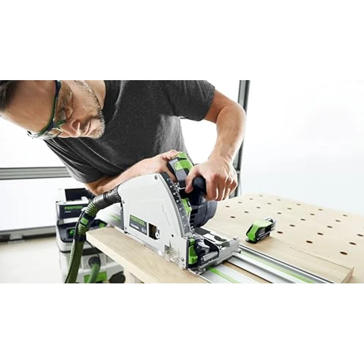 Festool Tauchsäge TS 60 KEBQ-Plus, Limited Edition im 100 Jahre Systainer mit KickbackStop und 60 mm Schnitttiefe – Bild 5