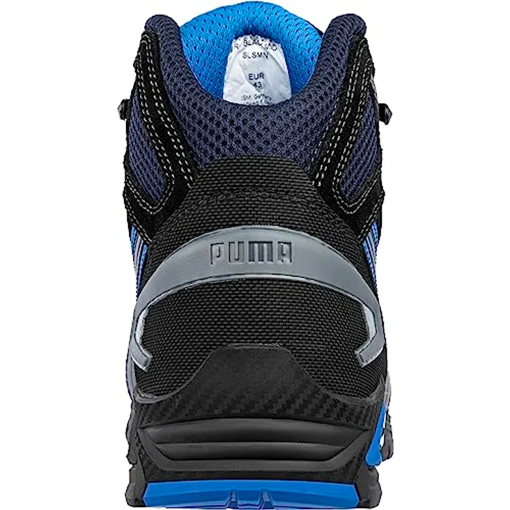 ELC Schnürstiefel 632250, S3, Gr. 44 Puma Arbeitsschuh - Sicherheitsschnürstiefel mit Aluminiumkappe, schwarz-blau – Bild 6