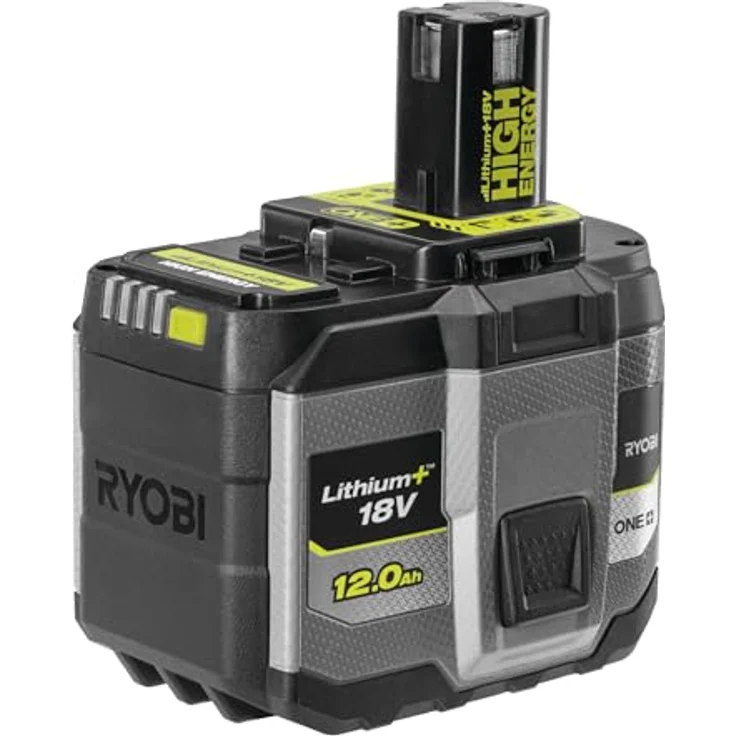 RYOBI RB18120T 18 V Lithium+ 12 Ah Akku - Leistungsstarker Akku mit IntelliCell-Technologie – Bild 1