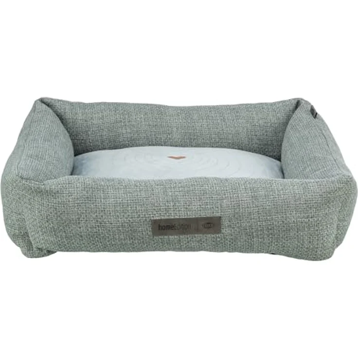 TRIXIE Hundekorb Viviana eckig blau-grau, Haustierbettmatte – Bild 1