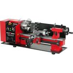 Rotwerk EDM 350 DR, Drehmaschine mit 35 cm Spitzenweite, Digitalanzeigen, inkl. Wechselrädersatz und 10 cm Dreibackenfutter