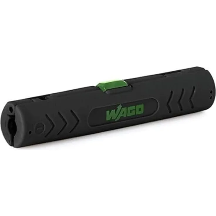 WAGO Datenkabelentmanteler 206-1451 | Präziser Rundschnitt für Ø 4,5 mm - 10 mm, TÜV/GS-geprüfte Klingen, ergonomisches Design