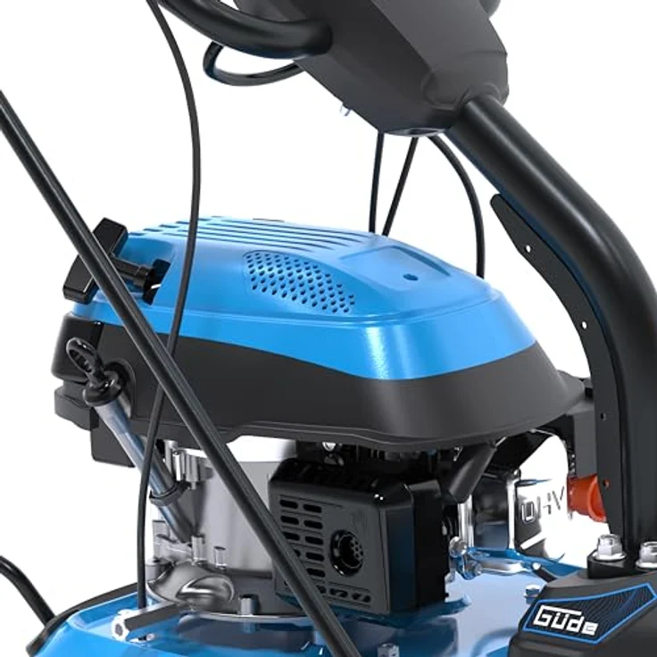 Güte Benzin-Kehrmaschine GKM 100.1, 100 cm Arbeitsbreite, inkl. Motorbesen, Schneeschieber und 72 l Auffangbehälter – Bild 6