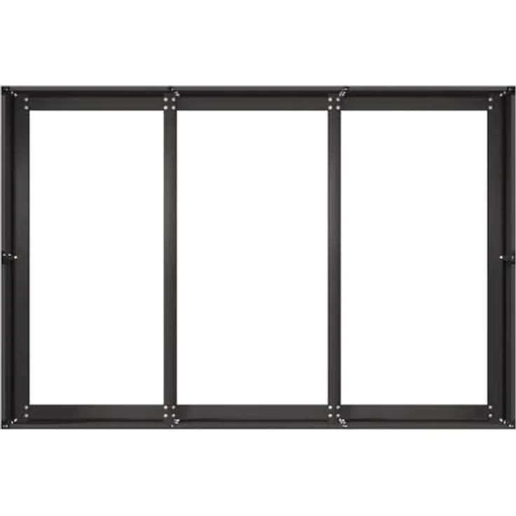 vidaXL Pflanzkübel Schwarz 120x80x40 cm Stahl, Pflanzgefäß mit viel Platz für Pflanzen und Gemüse – Bild 5