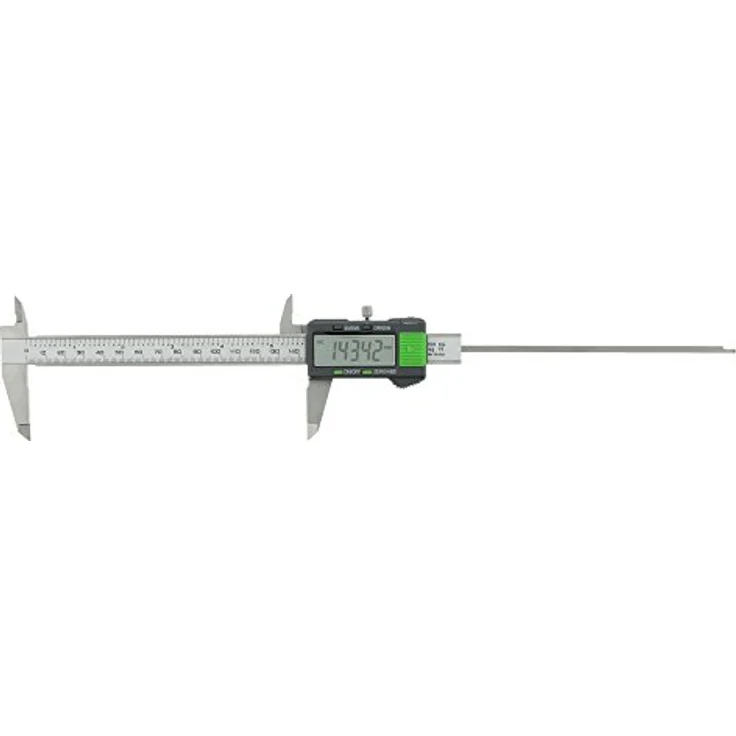 BURG-WÄCHTER Digitaler Messschieber PRECISE PS 7215 mit ZERO - ABS-Funktion für die Einstellung eines relativen Nullpunktes, Angabe in inch & mm umstellbar, aus Aluminium, Messbereich: 0 bis 150 mm, inkl. 1,5 Volt Kopfzelle, in Kunststoffbox, Maße: (B)2 – Bild 4
