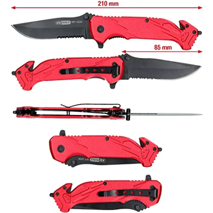 KS Tools 907.2220 Klappmesser mit Arretierung – Bild 2