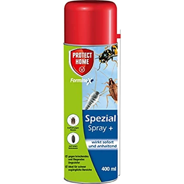 PROTECT HOME Forminex Spezial Spray + gegen kriechendes & fliegendes Ungeziefer mit Sofort & Langzeitwirkung, 400 ml Sprühdose – Bild 1