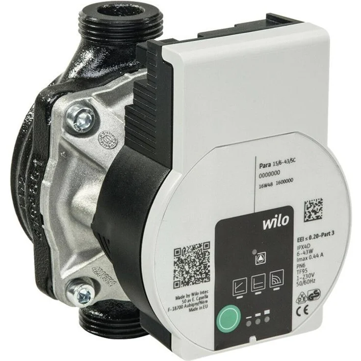 Dimplex UPE 80-25PK, Hocheffizienz-Wasserpumpe für Wärmepumpensysteme mit variablen Drehzahlstufen, max. Druck PN 10