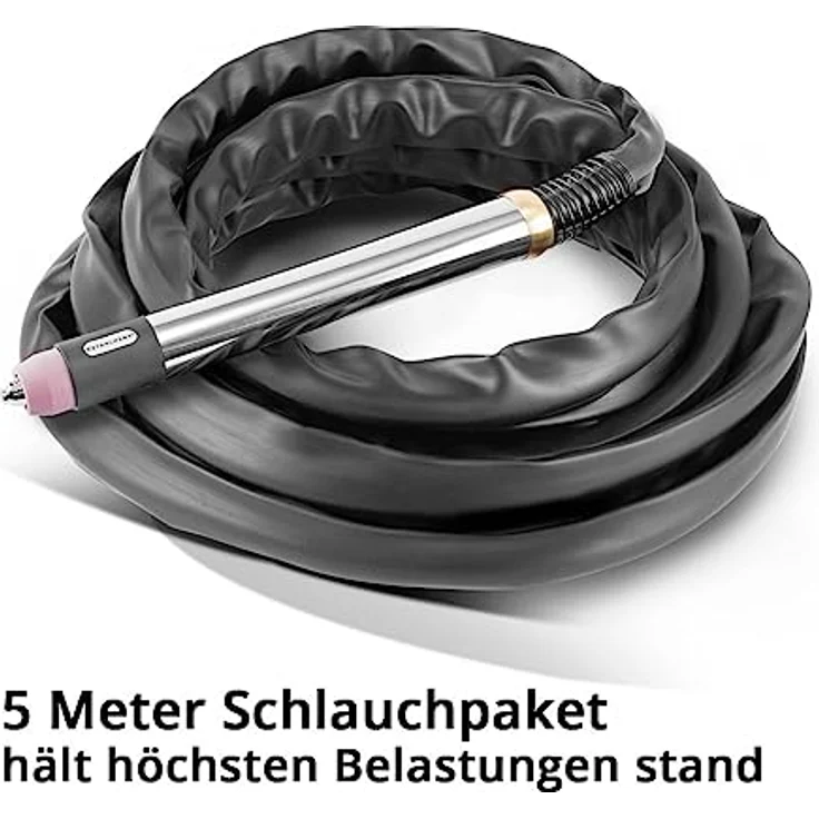 STAHLWERK P60 CNC Brenner, Plasmabrenner mit Edelstahlgehäuse und Messingkopf, 5 m Schlauchpaket, für Pilotzündung und CNC-Anwendungen – Bild 5