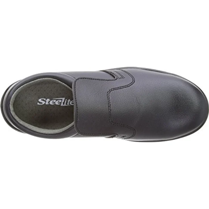 Portwest FW81 Steelite Sicherheitsslipper S2, Schwarz, Größe 37, rutschhemmend, wasserbeständig, Maschinenwaschbar, Stahlzehenschutz – Bild 8