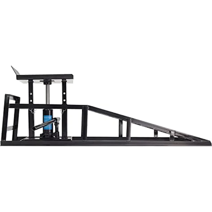 2x hydraulischer Auffahrbock Auffahrrampe Pkw KfZ Wagenheber höhenverstellbar (34430901) – Bild 6