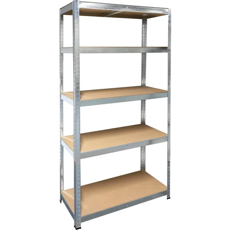 SCHULTE Regalwelt Schwerlastregal Stecksystem-Schwerlastregal S-XL, 5 Böden, Höhe: 180cm, vielseitig einsetzbar, verzinkt - Preisvergleich
