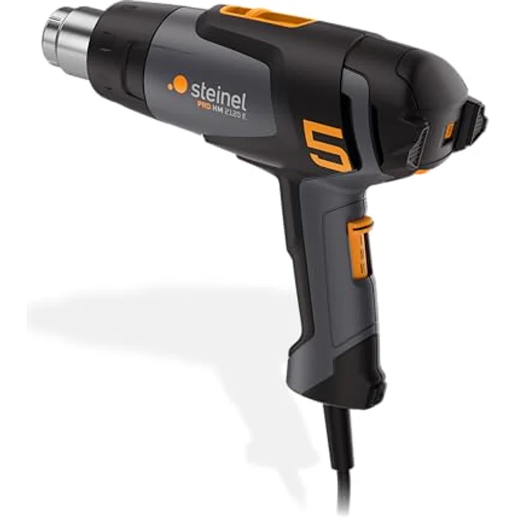 Steinel Heißluftpistole HM 2120 E, Heißluftgebläse mit 2200 W, Temperaturregelung 80°-650°C, 7.5 m Kabel, Keramikheizung, ergonomisches Design – Bild 1