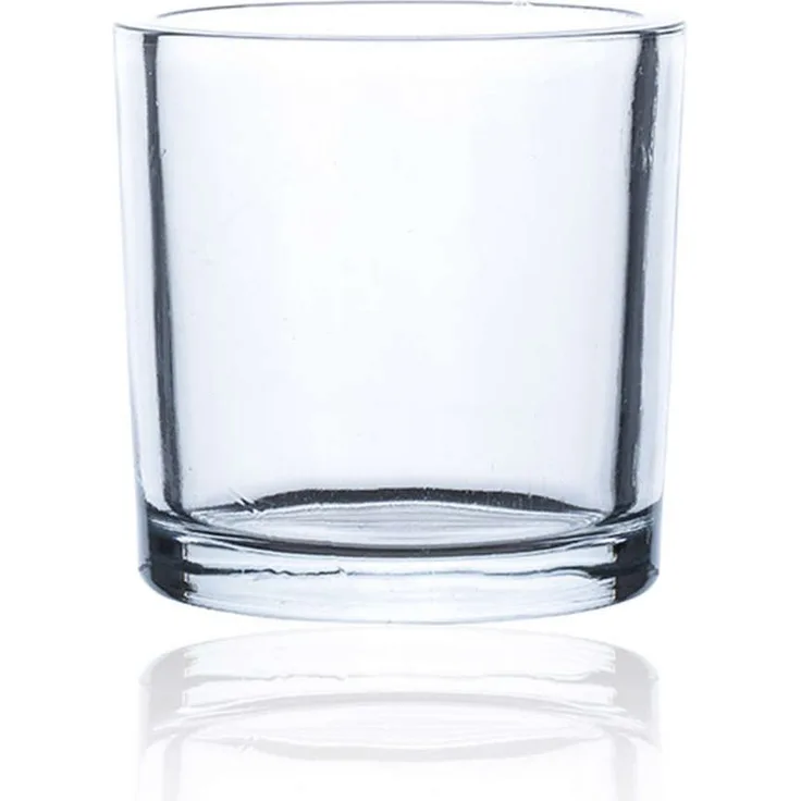 Sandra Rich Glasübertopf "cylindrical heavy Pot" , robust, 10 cm Höhe, 10 cm Durchmesser, transparent