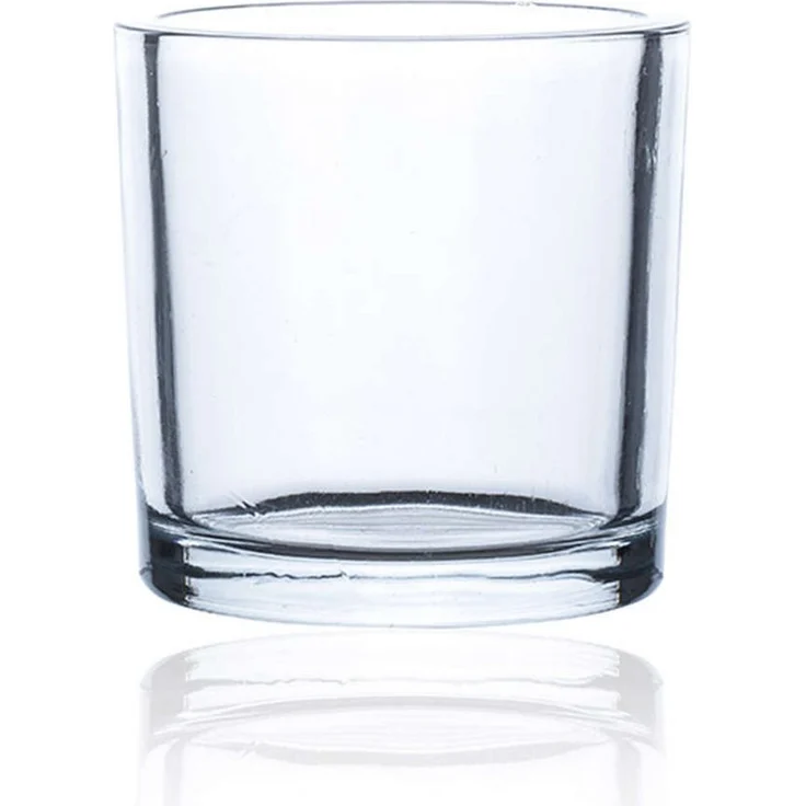 Sandra Rich Glasübertopf "cylindrical heavy Pot" , robust, 10 cm Höhe, 10 cm Durchmesser, transparent