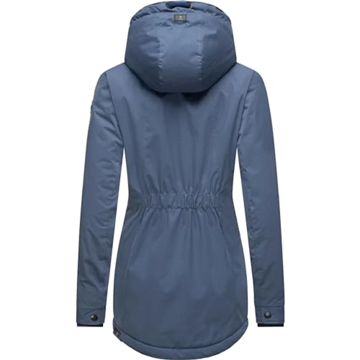 Ragwear Winterjacke Zuzka - Wasserdichter Winterparka mit Teddyfleece Innenfutter, floral – Bild 3