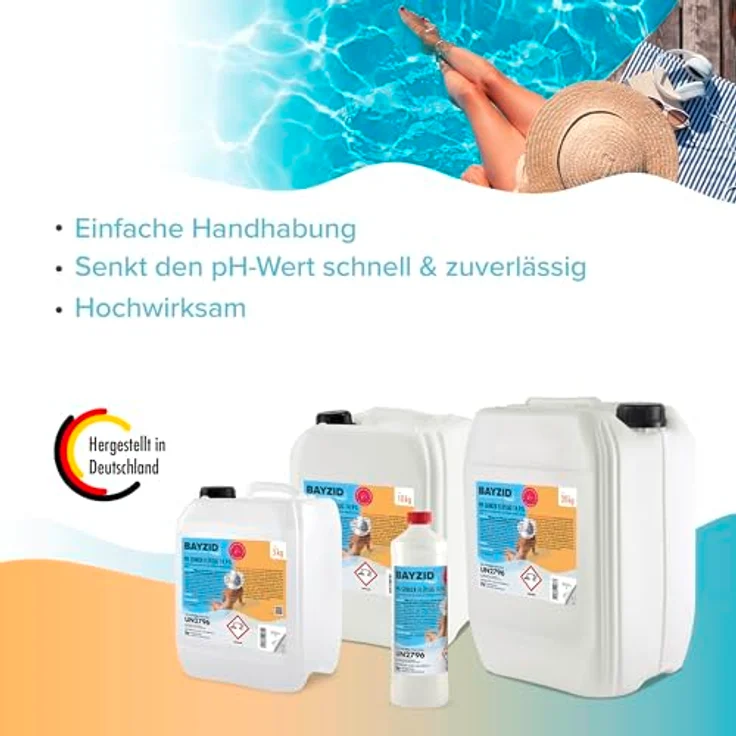 Höfer Chemie GmbH 2 x 20 kg BAYZID pH Minus flüssig 14,9% – Bild 4