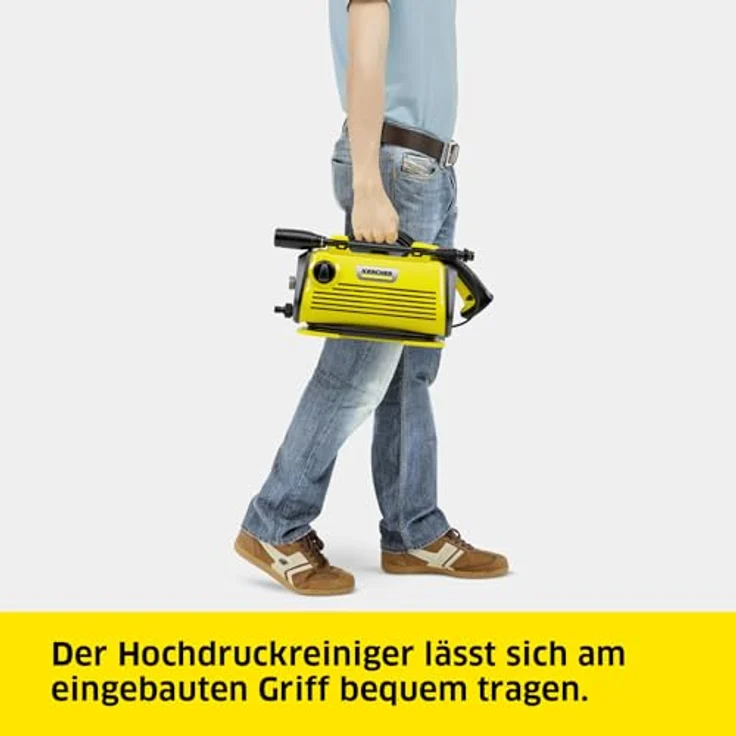 Kärcher Hochdruckreiniger K 3 Horizontal Plus, platzsparender Reiniger mit Vario Power-Strahlrohr – Bild 5