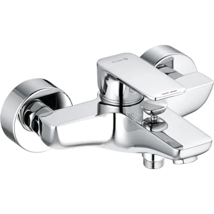 KLUDI PURE & STYLE Wannenfüll- und Brause Einhandmischer, eigensicher, Chrom, Modell 406810575