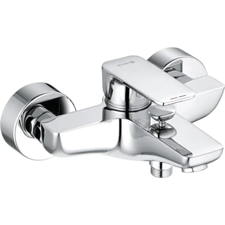 KLUDI PURE & STYLE Wannenfüll- und Brause Einhandmischer, eigensicher, Chrom, Modell 406810575 – Bild 1