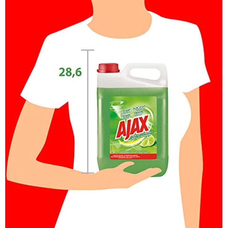 AJAX Ajax Allzweckreiniger Citrofrisch 5L (1er Pack) - Reinigungsmittel mit frischem Zitronenduft und hautfreundlicher Formel – Bild 5