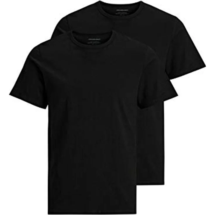 Jack & Jones Basic Shirt, Herren, Schwarz, 2er Pack, atmungsaktiv und bequem – Bild 9