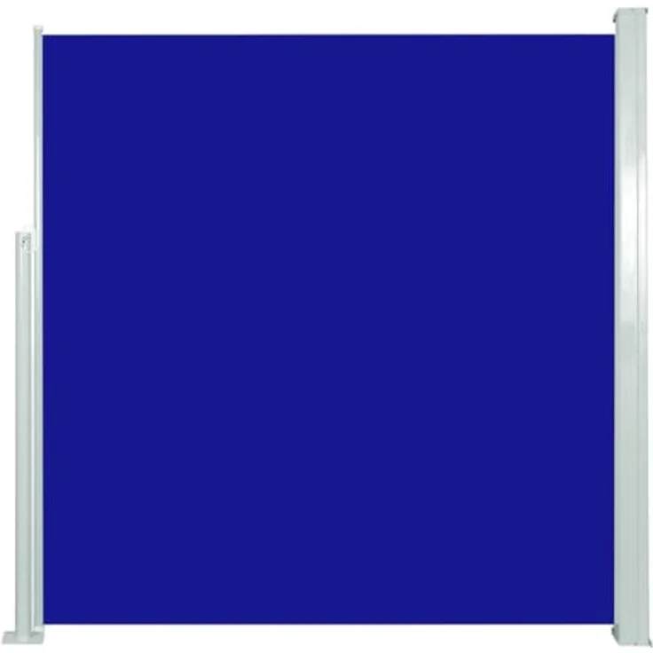vidaXL Seitenmarkise 140x300cm Blau Sichtschutz Windschutz Sonnenschutz Balkon – Bild 1