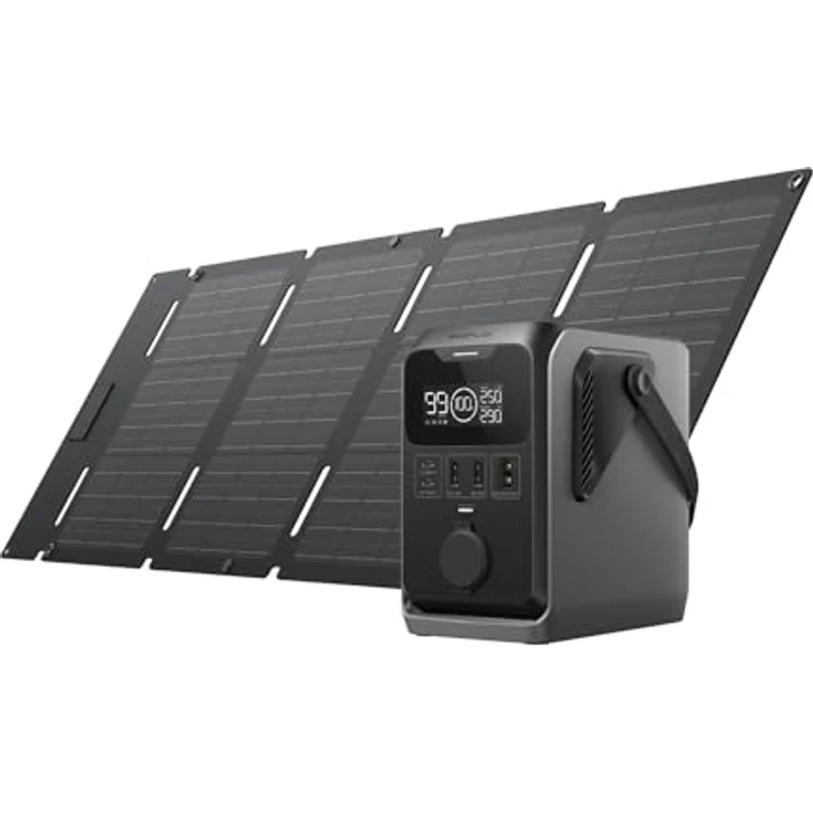 EcoFlow TRAIL 300 DC, Tragbare Powerstation mit 288 Wh LiFePO4-Batterie, 45 W Solarpanel, Schnellladung und 5 Ausgängen – Bild 1