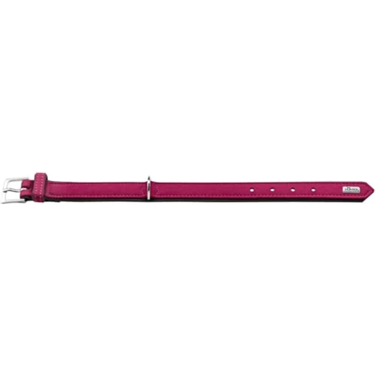 Hunter Hunde-Halsband Softie himbeer-schwarz XS – Bild 2
