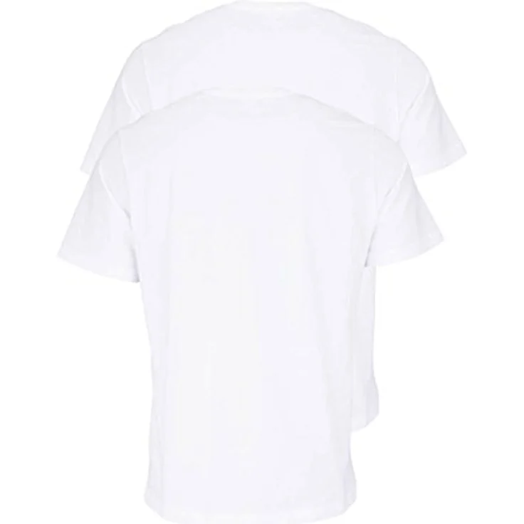 Schiesser Herren American Shirt, V-Ausschnitt, 100% Baumwolle, weiss, Größe L, im Doppelpack – Bild 2