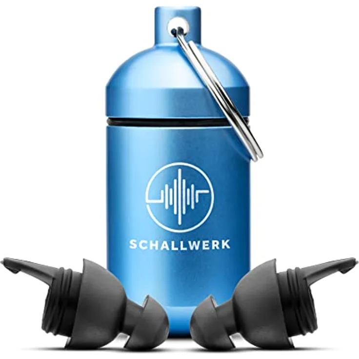 Schallwerk Sleep+ Ohrstöpsel zum Schlafen - Hochwertiger Gehörschutz, dämpft bis zu 30 dB Lärm & Schnarchen
