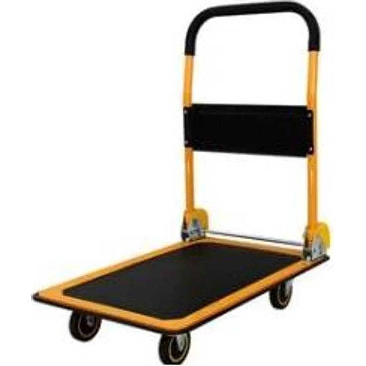 pavo Transportwagen gelb, 73,5 x 48,0 x 82,0 cm, bis 150 kg Tragkraft