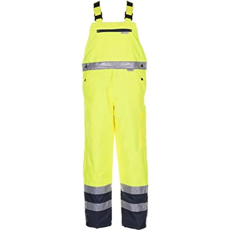 Warnschutz Winterlatzhose gelb/marine Größe 4XL