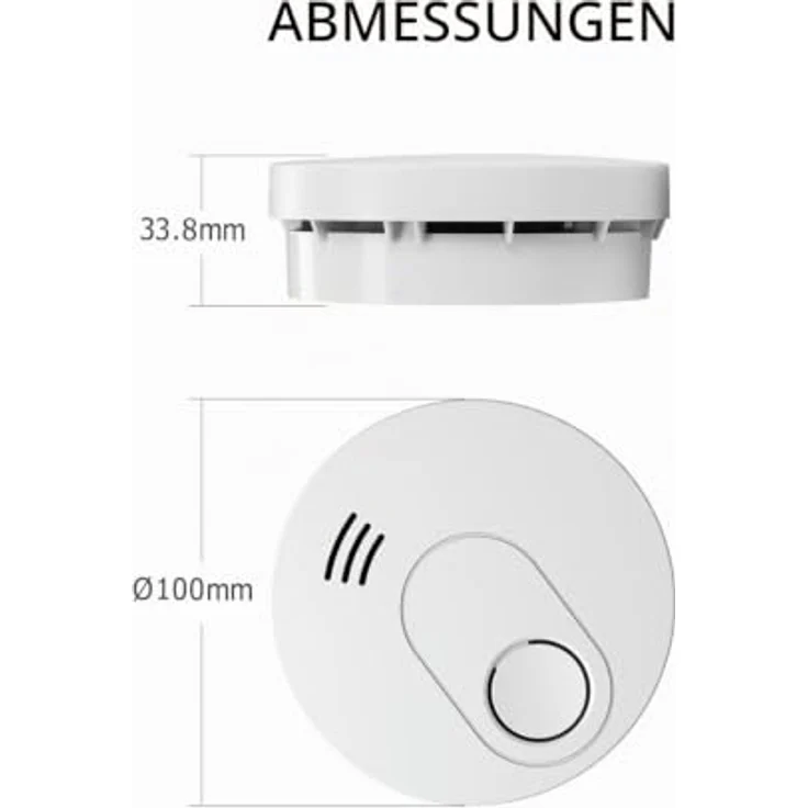 ELRO FS1510 Rauchmelder 10-Pack, mit 10-Jahres-Batterie, optischem Sensor und Magnethalterung, entspricht EN14604 – Bild 2