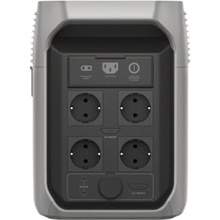 Ecoflow Powerstation Delta 3, mobile 1500 Wh Energiequelle in grau mit Schnellladetechnologie und erweiterbarer Kapazität – Bild 3