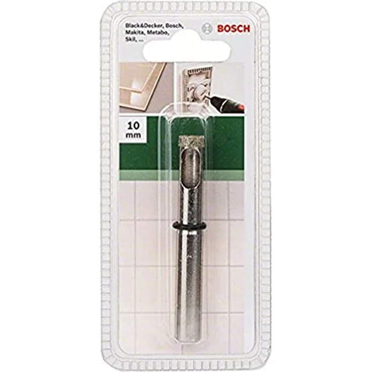 BOSCH Fliesenbohrer Diamantbohrer 10 MM Fliesen, Marmor, Naturstein, 2609256C99 – Bild 1