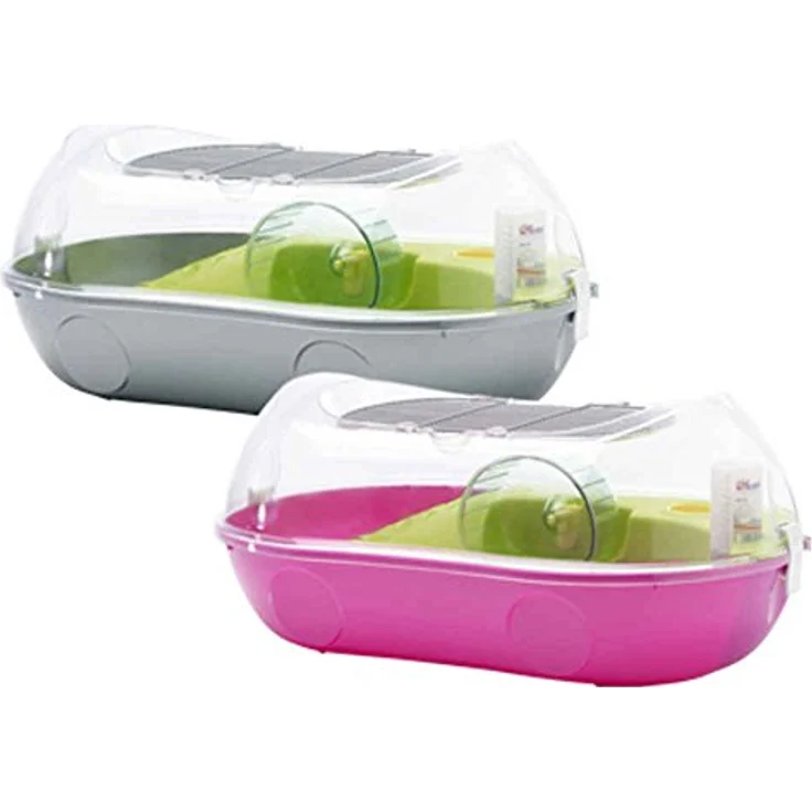 Savic Entry Spelos Hamsterkäfig transparent/Farbe passendem 59 x 37 x 26 cm. – Bild 2