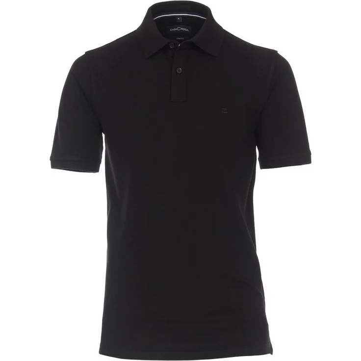 CASAMODA Poloshirt CASAMODA Polo-Shirt uni, bügelleicht, 95 % Baumwolle, 5 % Elasthan, Polo, Kurzarm, schlichtes Design – Bild 1