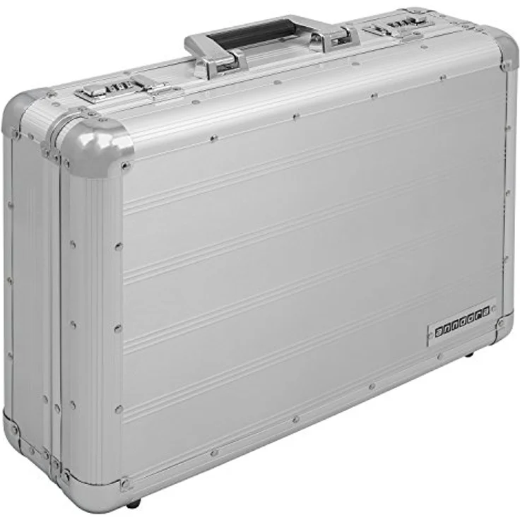 Aktenkoffer Aluminium Attaché Koffer Silber business Zahlenschloss abschließbar – Bild 2