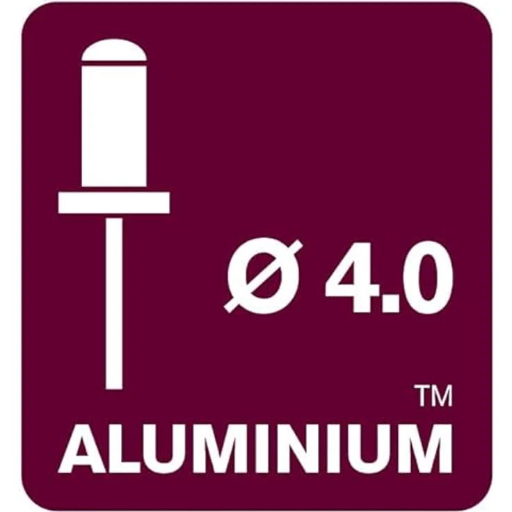 Rapid 5000400 4x12mm Blindniete Wasserdicht 50 Stück Incl. Bohrer, ø4 mm – Bild 6