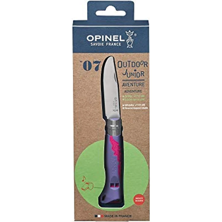 Opinel Outdoor Junior No. 07 Taschenmesser mit Pfeife lila – Bild 4