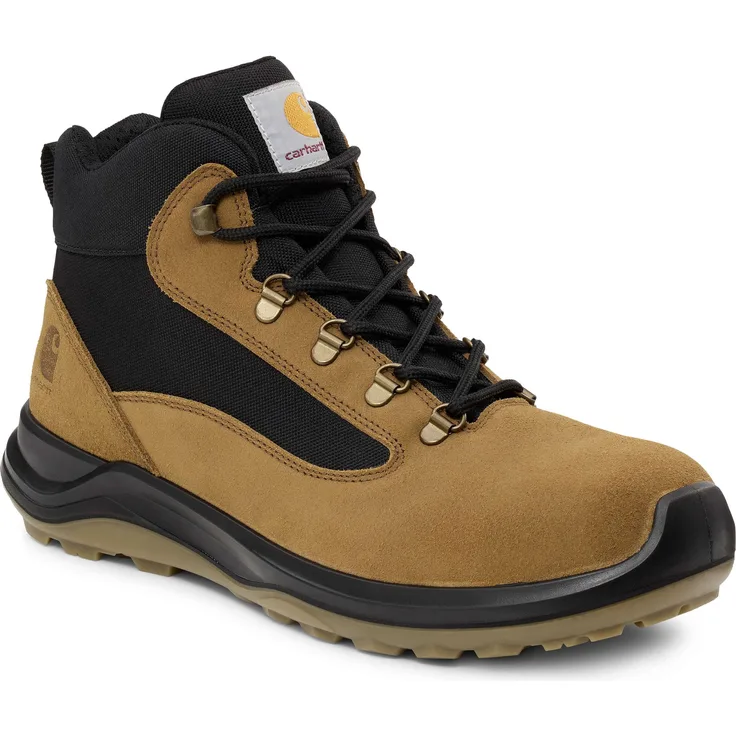 Carhartt Belmont Sicherheitsschuhe, robustes Modell S3L, braun, Größe EU 46