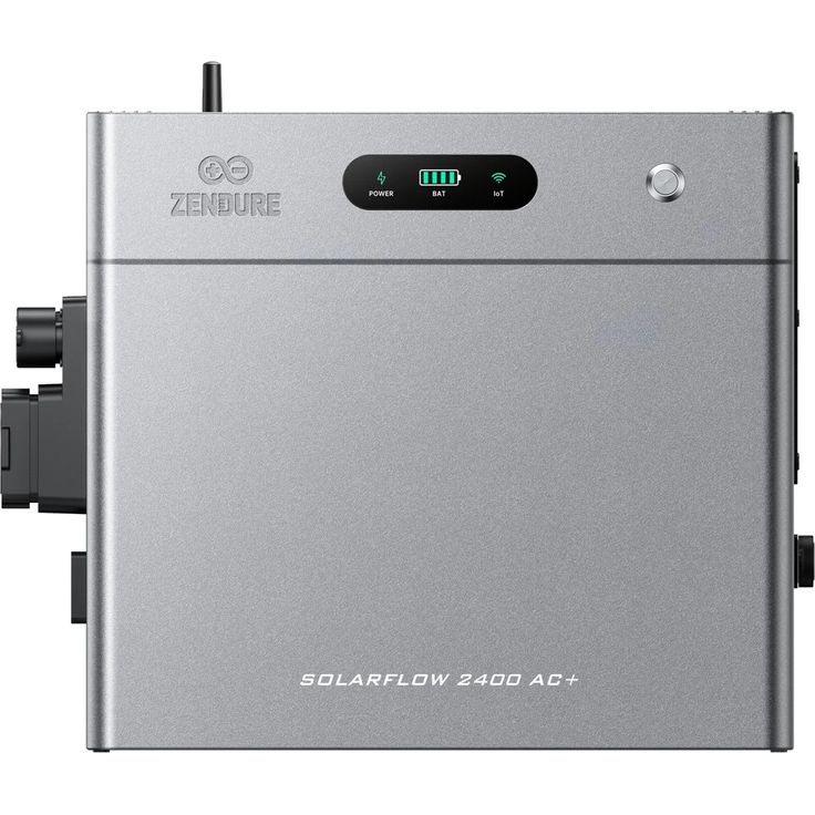 ZENDURE SuperCharged SolarFlow 2400 AC Plus, Balkonkraftwerk mit bidirektionalem AC Ausgang bis 2400W, Plug & Play, HEMS-fähig, LiFePO4 Batterie, modulare Erweiterbarkeit