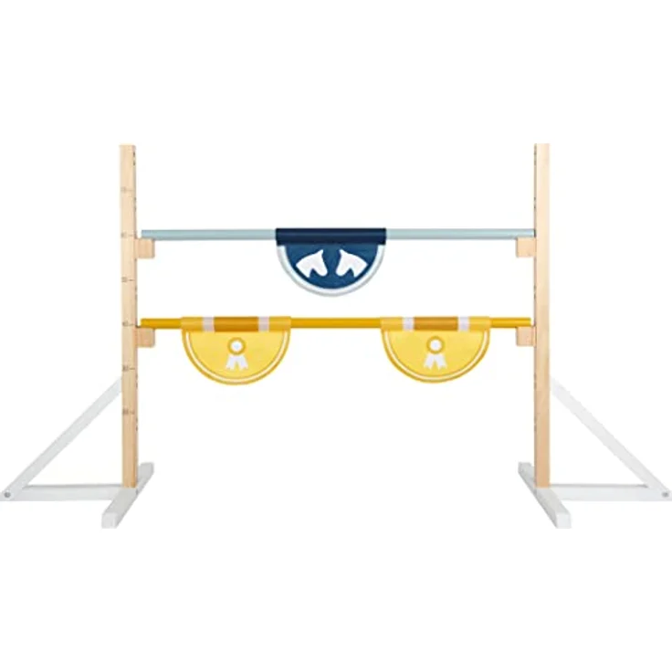 Small Foot Hindernis für Kinder 12398, modulares Outdoor-Spielzeug mit anpassbarer Hürdenhöhe von 20 bis 70 cm – Bild 4