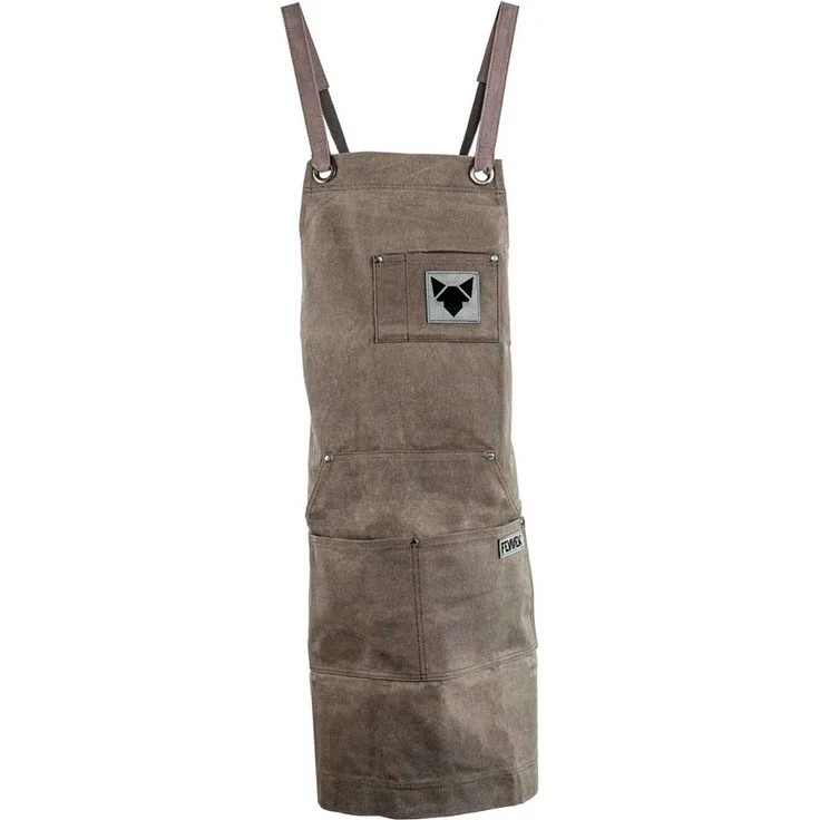 FENNEK BBQ Textil-Schürze  - gewachste Baumwolle – Bild 1